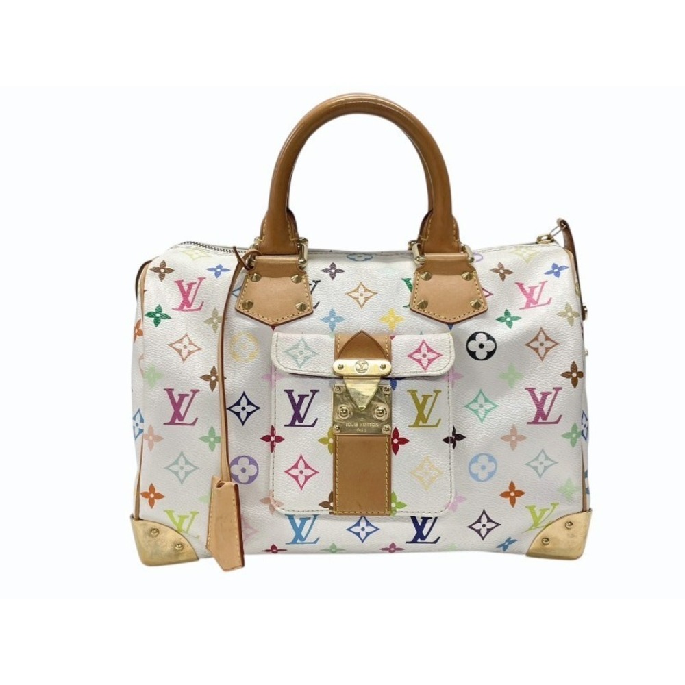 LOUIS VUITTON Speedy Handbag Monogram Multicolore Multicolor by Takashi Murakami